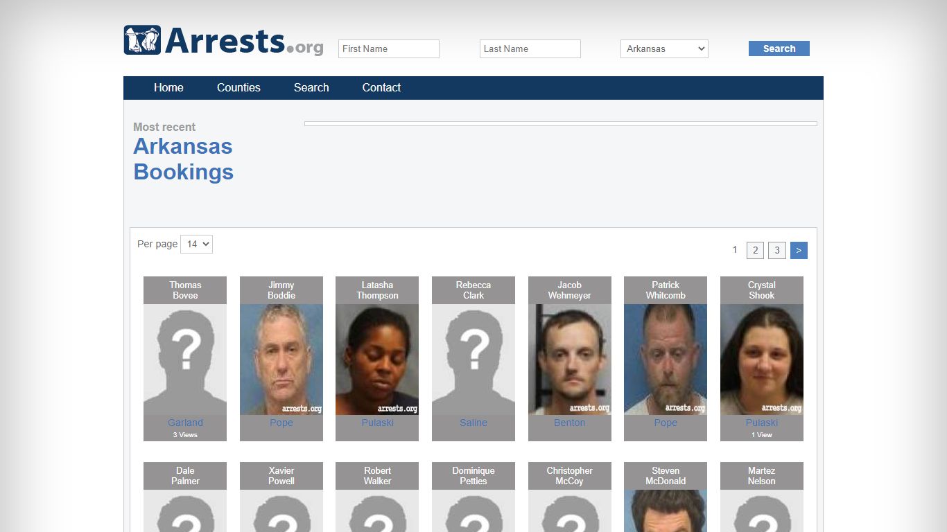 Arkansas Arrests and Inmate Search